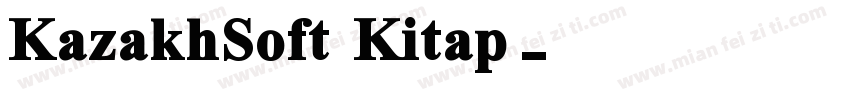 KazakhSoft Kitap字体转换